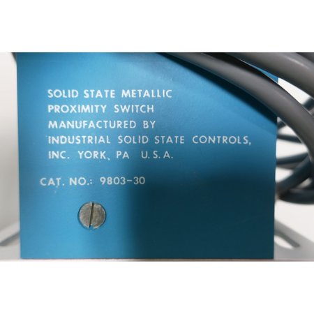 Issc Solid State Metallic Proximity Switch 9803-30